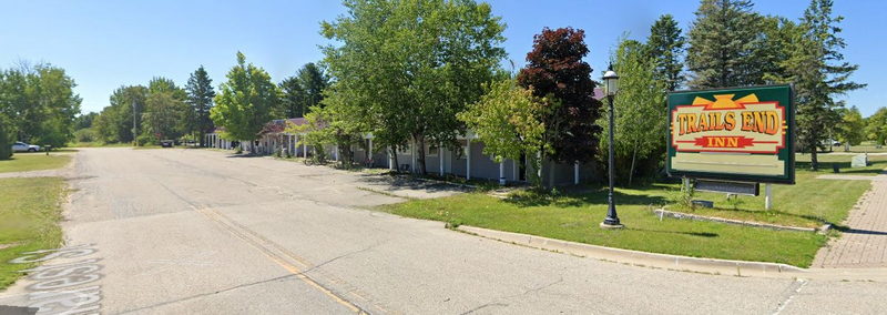 Trails End Inn (Straits Bridge Motel) - Recent Street Views As Of 2023 (newer photo)
